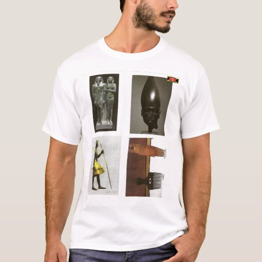 黒アフリカの歴史Tシャツ Tシャツ (正面)