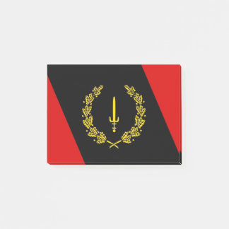 黒アメリカ伝統国旗のポストイットノート ポストイット