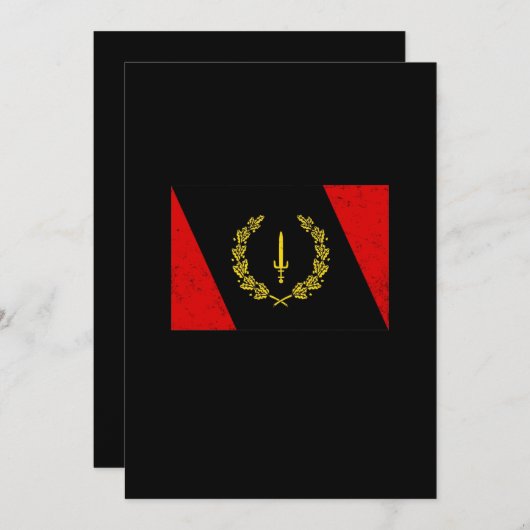 黒アメリカ伝統国旗1967年アフリカ系アメリカ人 セーブザデート (正面/裏面)