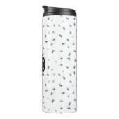 黒アリ模様モノグラム タンブラー (回転右)