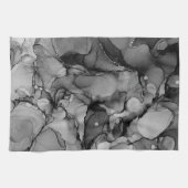 黒アルコールインク キッチンタオル (横)