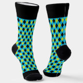 黒アーガイル ソックス (傾斜あり)