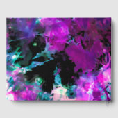 黒アート紫絞り染めお祝い ゲストブック (裏面)