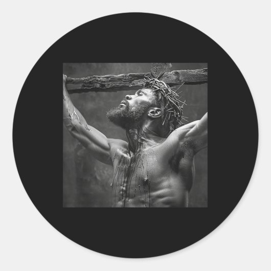 黒イエス，キリスト教，教会，キリスト，イエス ラウンドシール (正面)