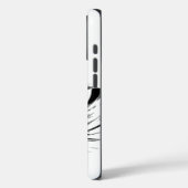 黒インクのサムライウサギ戦士 Case-Mate iPhoneケース (裏面 / 左)