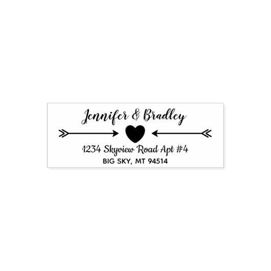 黒インク カスタム名 返送先住所 セルフインキングスタンプ (デザイン)