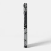 黒インク iPhoneケース (左側面)