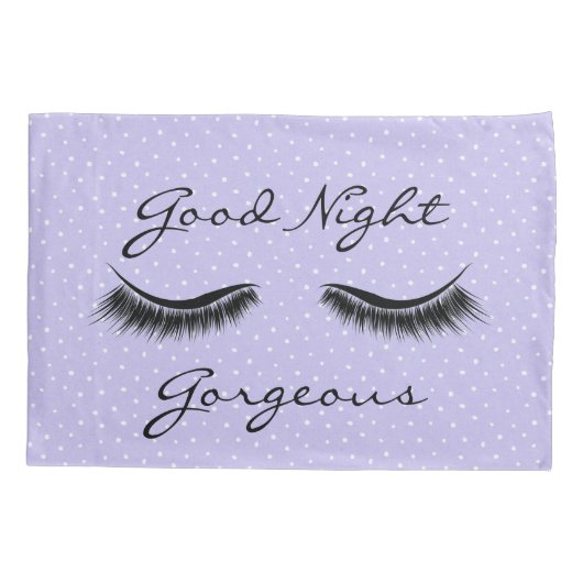 黒インスパイアまつげの引用文 枕カバー (裏面-左)