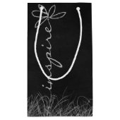 黒インスパイア文字 スモールペーパーバッグ (裏面)