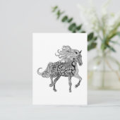 黒インスパイア馬 ポストカード (スタンド正面)