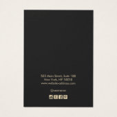 黒エジカッコいいー素朴・イヤリング表示カード (裏面)