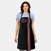 黒エプロン寿司 エプロン (着用した状態)