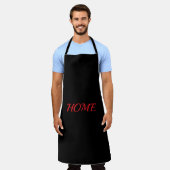 黒エプロン エプロン (着用した状態)