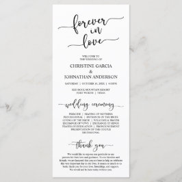 黒エレガントい永遠の恋結婚の儀式 プログラム