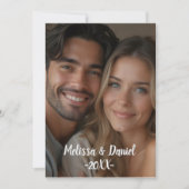 黒エレガントとピンクの愛バレンタインの写真 シーズンカード (正面)