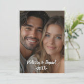 黒エレガントとピンクの愛バレンタインの写真 シーズンカード (スタンド正面)