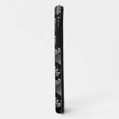 黒エレガントと白のオーナメントインart decoスタイル Case-Mate iPhoneケース (裏面/左)