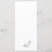 黒エレガントと白のクレストメニュー メニュー (裏面)