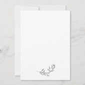 黒エレガントと白のクレスト セーブザデート (裏面)