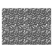 黒エレガントと白のパターン | モダン テーブルクロス (正面(横))