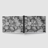 黒エレガントと白の玉石写真 ゲストブック (全面)