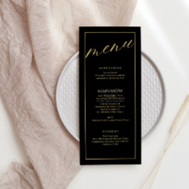 黒エレガントと白結婚のメニュー メニュー