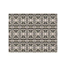 黒エレガントと白 メタルプリント