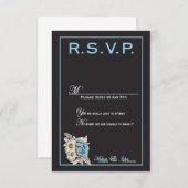 黒エレガントと白、ライトブルー詳細 (正面/裏面)