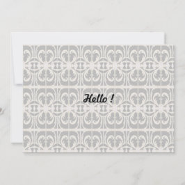 黒エレガントと白 招待状