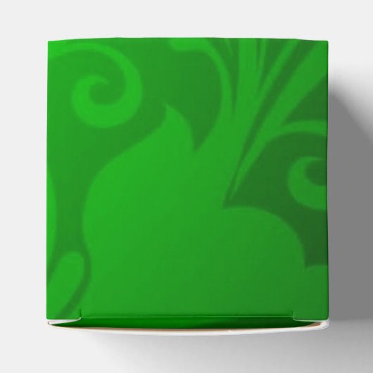 黒エレガントと緑のキューブの優先ボックス フェイバーボックス (上部)