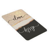 黒エレガントと金ゴールドのクリーン/ダーティ食洗機 マグネット (右側)