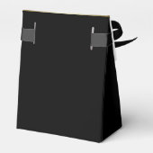 黒エレガントと金ゴールドのグリッターハイヒール靴 フェイバーボックス (裏面サイド)