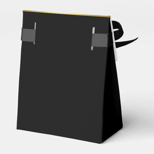 黒エレガントと金ゴールドのグリッターハイヒール靴 フェイバーボックス (裏面サイド)