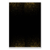 黒エレガントと金ゴールドのテーブルカード テーブルナンバー (裏面)