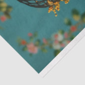 黒エレガントと金ゴールドのフローラの鳥小屋 薄葉紙 (詳細)