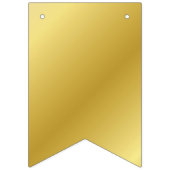 黒エレガントと金ゴールドの点々のある誕生日パーティー バンティングフラッグ (第1の旗)