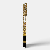 黒エレガントと金ゴールドグリッター Case-Mate iPhoneケース (裏面 / 右)