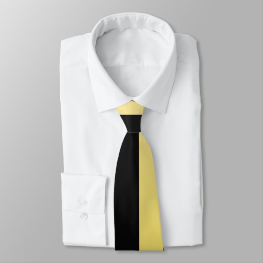 黒エレガントと金ゴールドストライプメンズ ネクタイ (タイ)