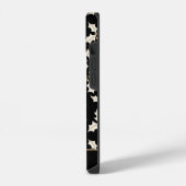 黒エレガントと金ゴールドホリー iPhoneケース (左側面)