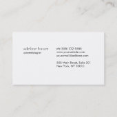 黒エレガントと金ゴールドマンダラ美しいサロン 名刺 (裏面)