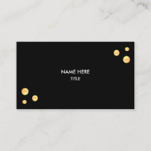 黒エレガントの黄金の点