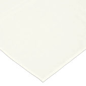 黒エレガントアイボリースカスタムクリプト名の日付 ショートテーブルランナー (コーナー)