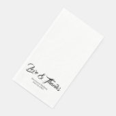 黒エレガントカスタム字スクリプト結婚Love & 感謝してい s (コーナー)