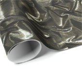 黒エレガントサテン包装紙 ラッピングペーパー (ロールコーナー)