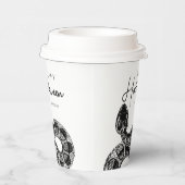 黒エレガントスネークハロウィーン 紙コップ (右)