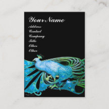 黒エレガントティール（緑がかった色）ブルー孔雀ファッション宝石