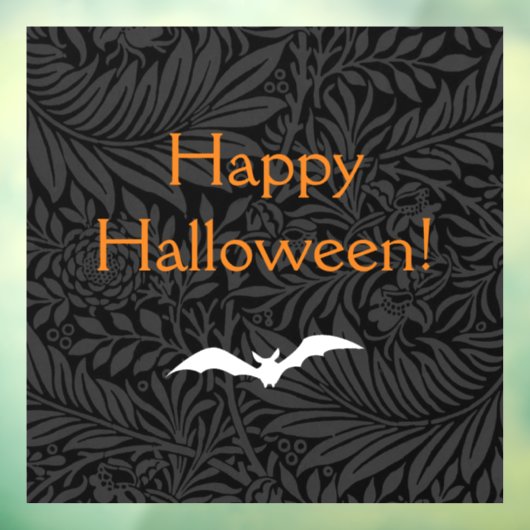 黒エレガントハロウィンフローラ ウィンドウサイン (シート3)