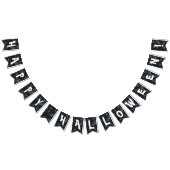 黒エレガントハロウィン バンティングフラッグ (全)