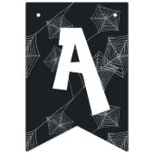 黒エレガントハロウィン バンティングフラッグ (第2の旗)