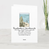 黒エレガントハート&バラ「愛してる」 カード (裏面)